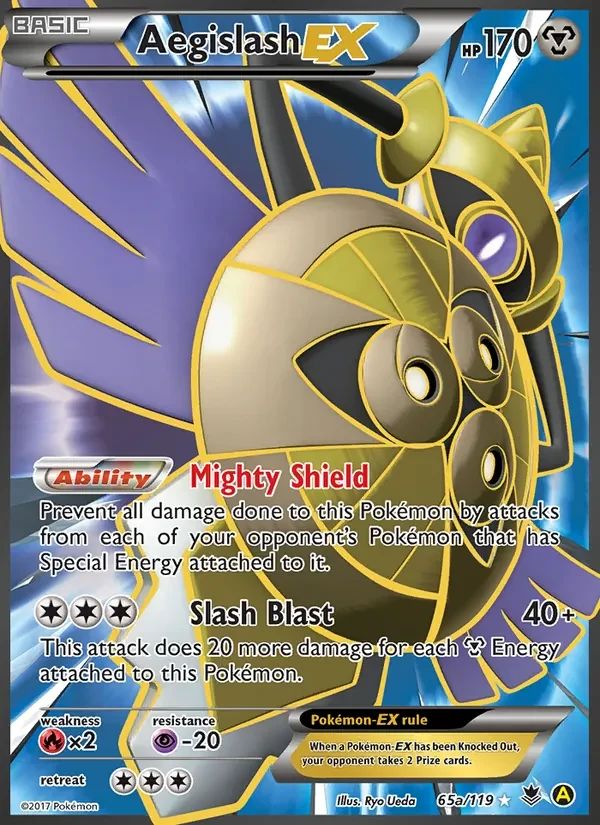 Aegislash EX Phantom Forces card