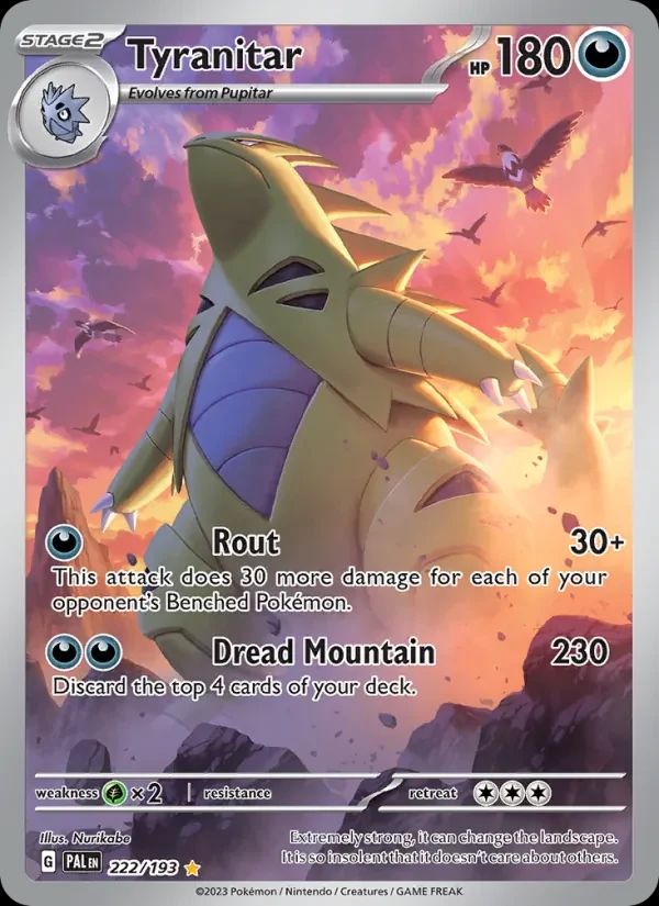 Tyranitar Paldea Evolved card