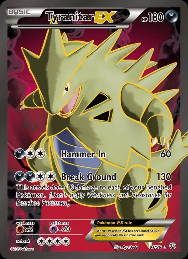 Tyranitar EX Ancient Origins card