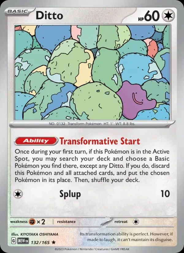 Ditto Scarlet & Violet 151 card