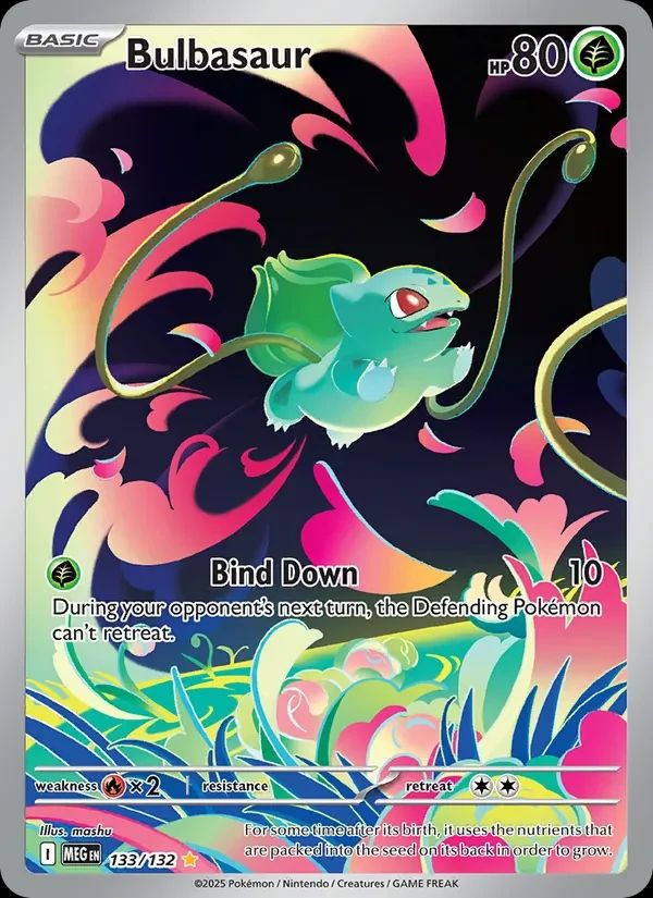Bulbasaur Mega Evolution card