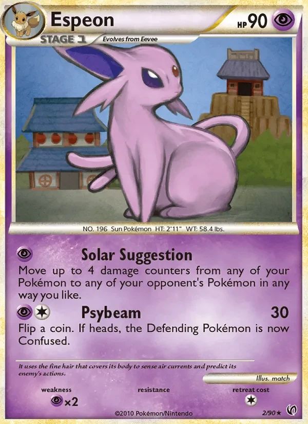 Espeon Undaunted card