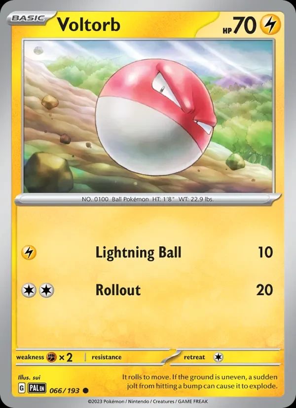 Voltorb Paldea Evolved card