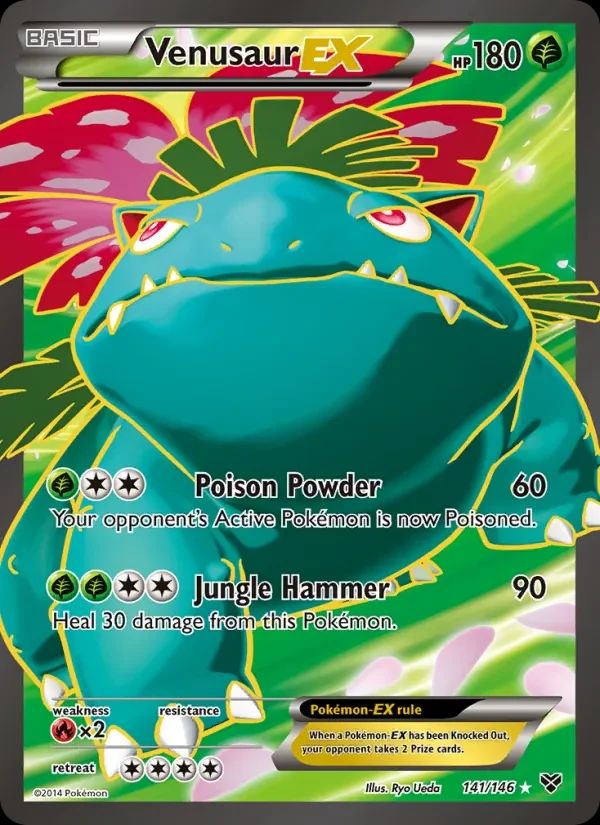 Venusaur EX XY card