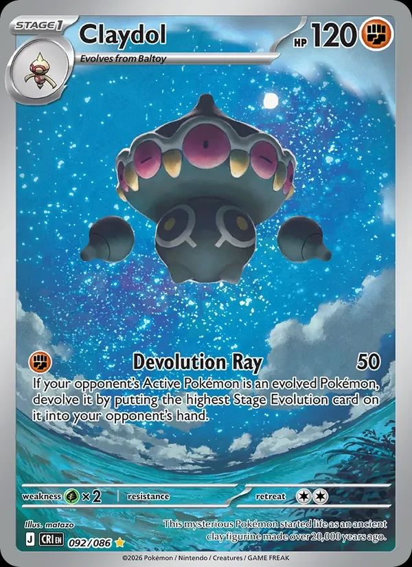 Claydol Chaos Rising card