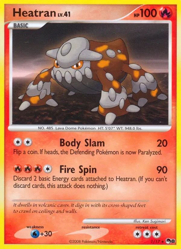 Heatran POP Series 8 card