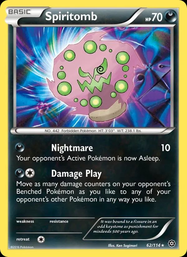 Spiritomb Steam Siege card