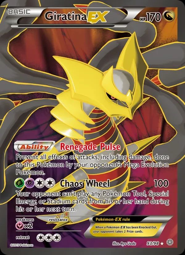 Giratina EX Ancient Origins card