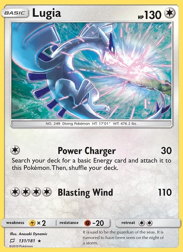 Lugia Team Up card