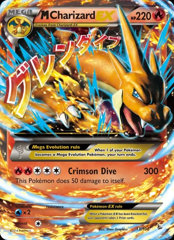 M Charizard EX Flashfire card