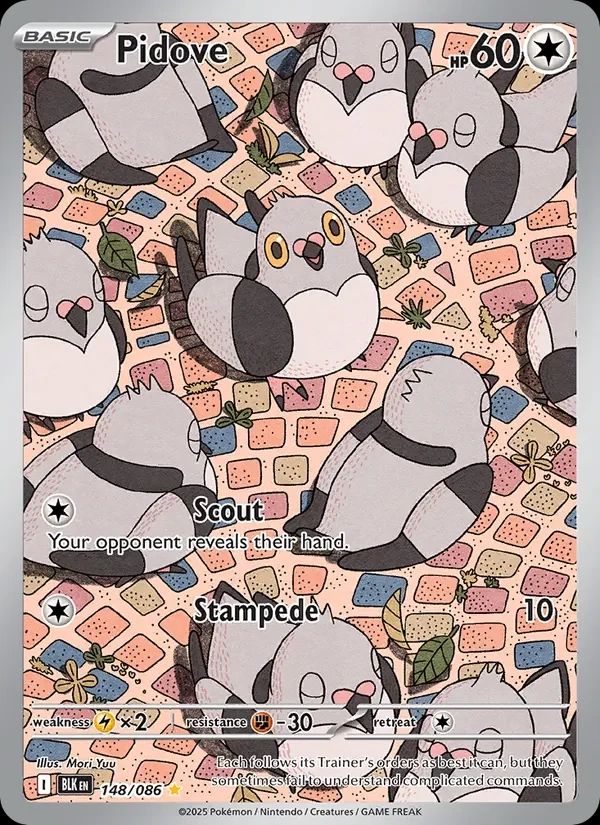Pidove Black Bolt card