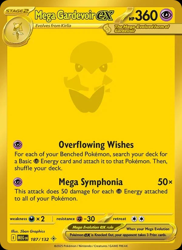 Mega Gardevoir ex Mega Evolution card