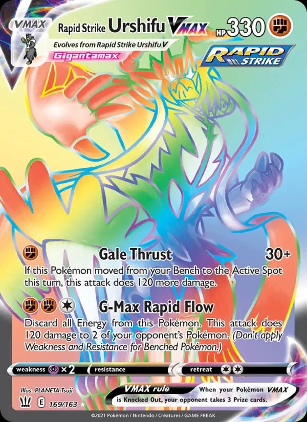 Rapid Strike Urshifu VMAX Battle Styles card