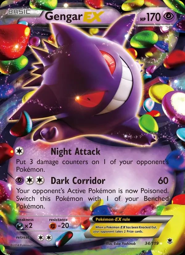 Gengar EX Phantom Forces card