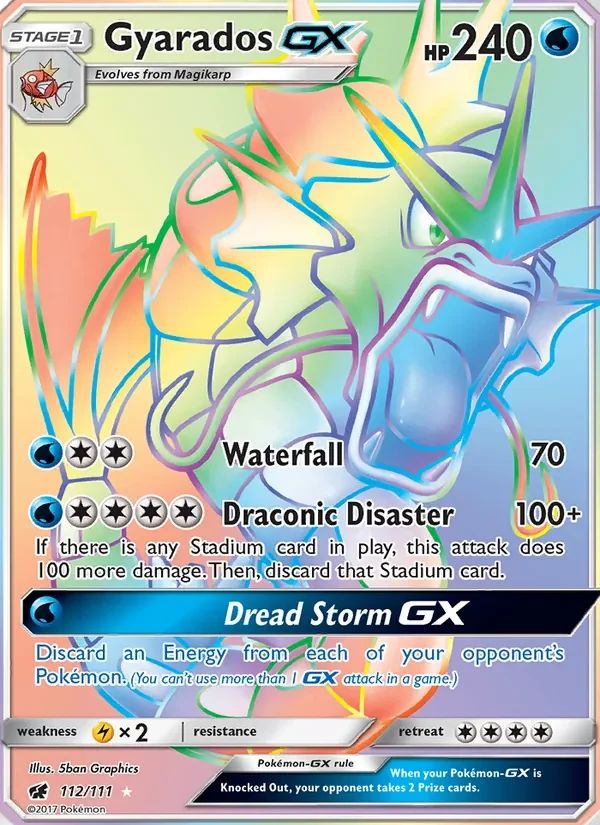 Gyarados GX Crimson Invasion card