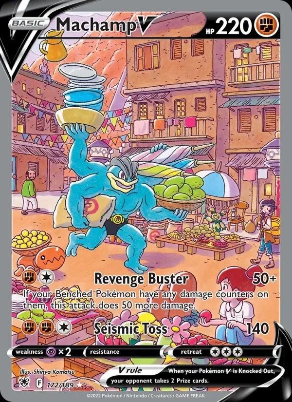 Machamp V Astral Radiance card