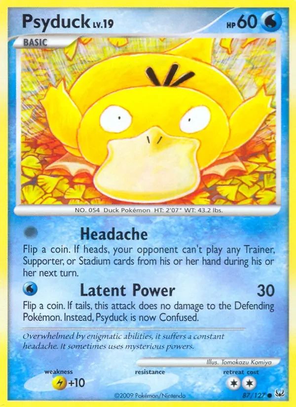 Psyduck Platinum card