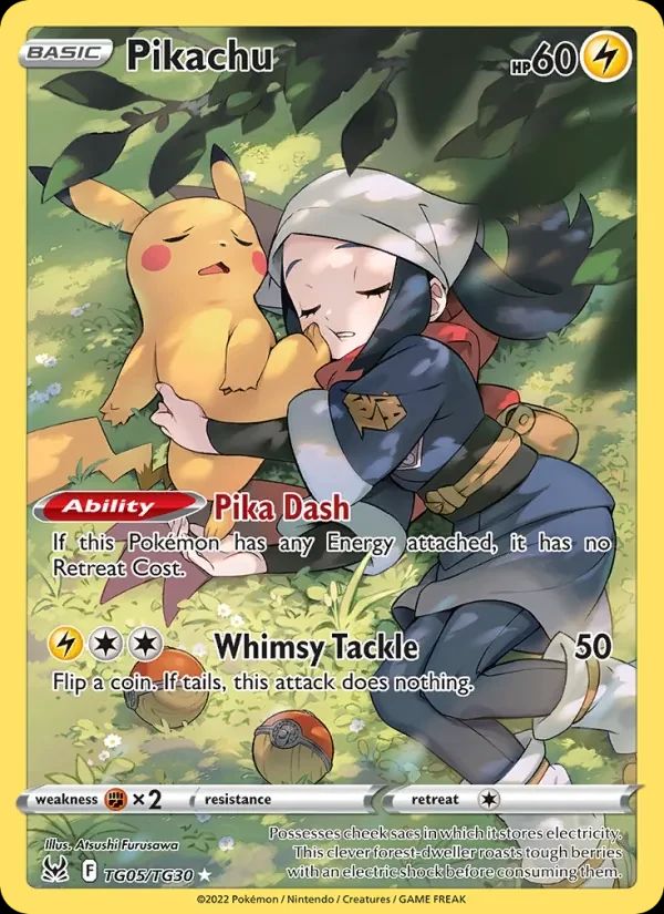 Pikachu Lost Origin card