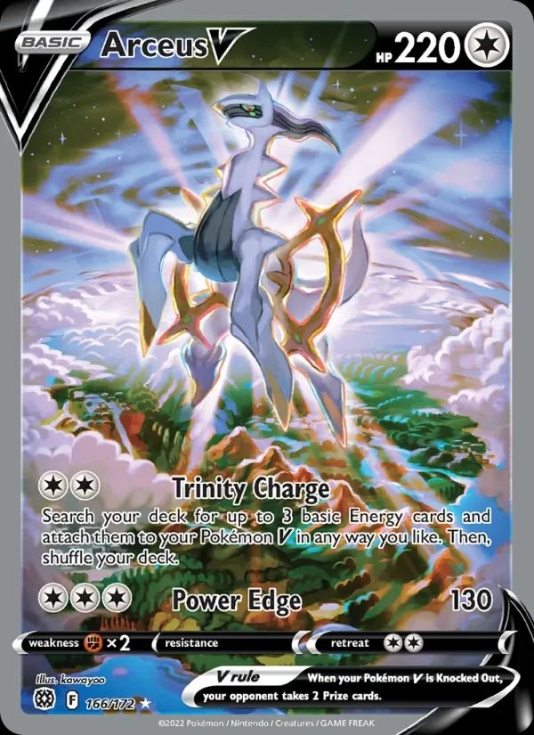 Arceus V Brilliant Stars card
