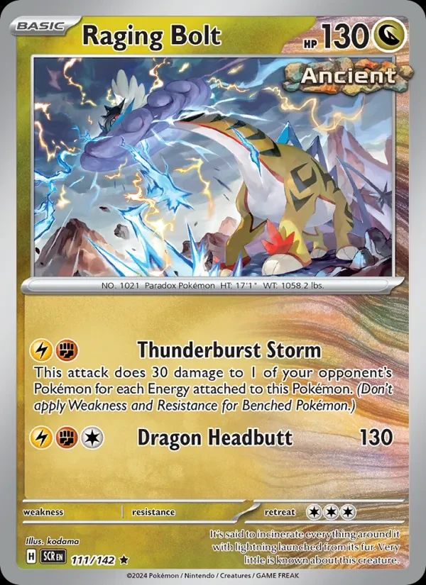 Raging Bolt Stellar Crown card