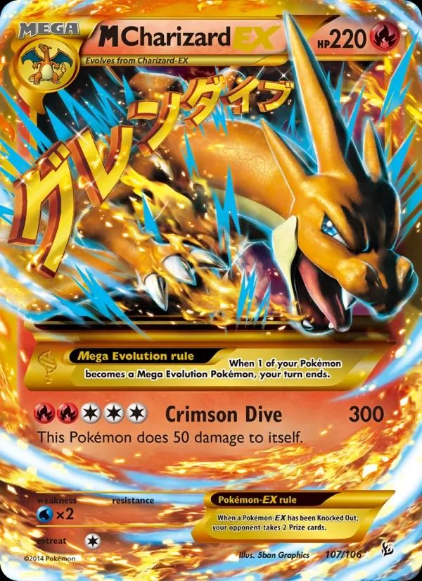 M Charizard EX Flashfire card