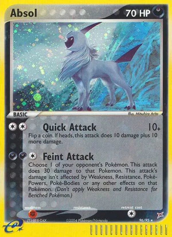 Absol EX Team Magma vs Team Aqua card