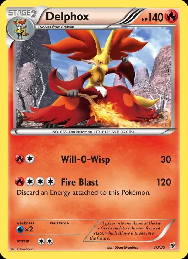 Delphox Kalos Starter Set card