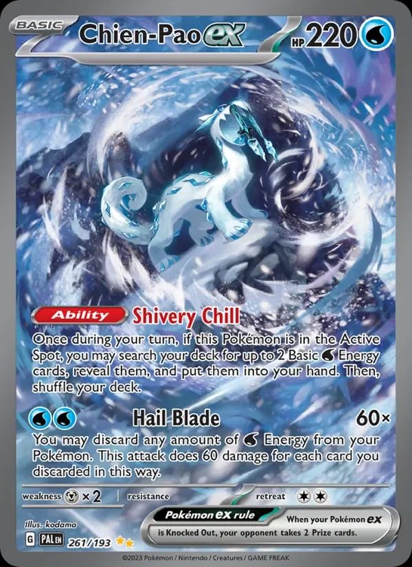 Chien-Pao ex Paldea Evolved card