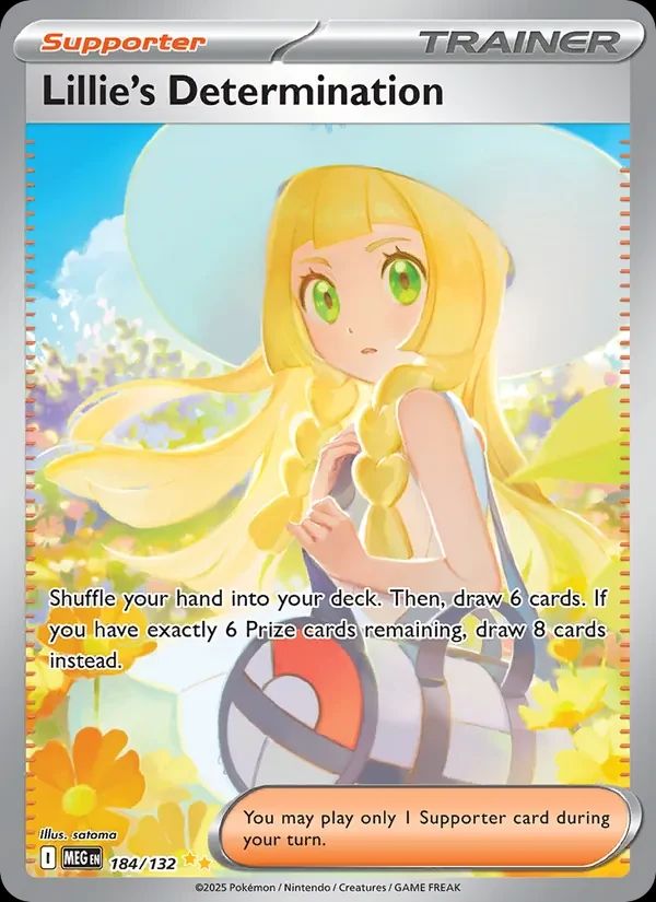 Lillie's Determination Mega Evolution card