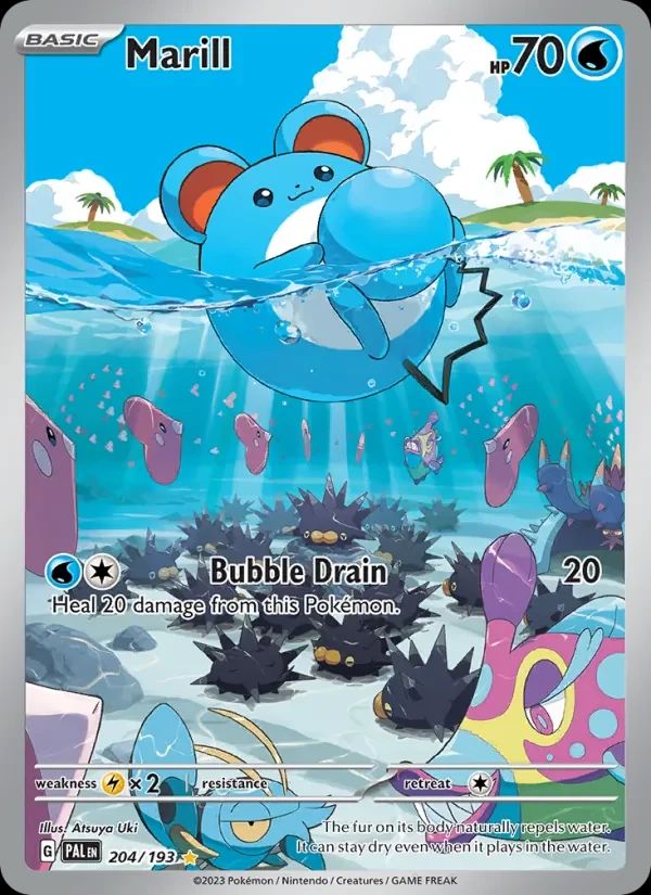 Marill Paldea Evolved card