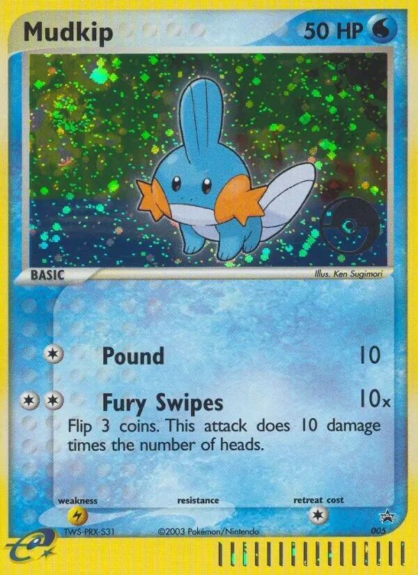 Mudkip Nintendo Black Star Promos card