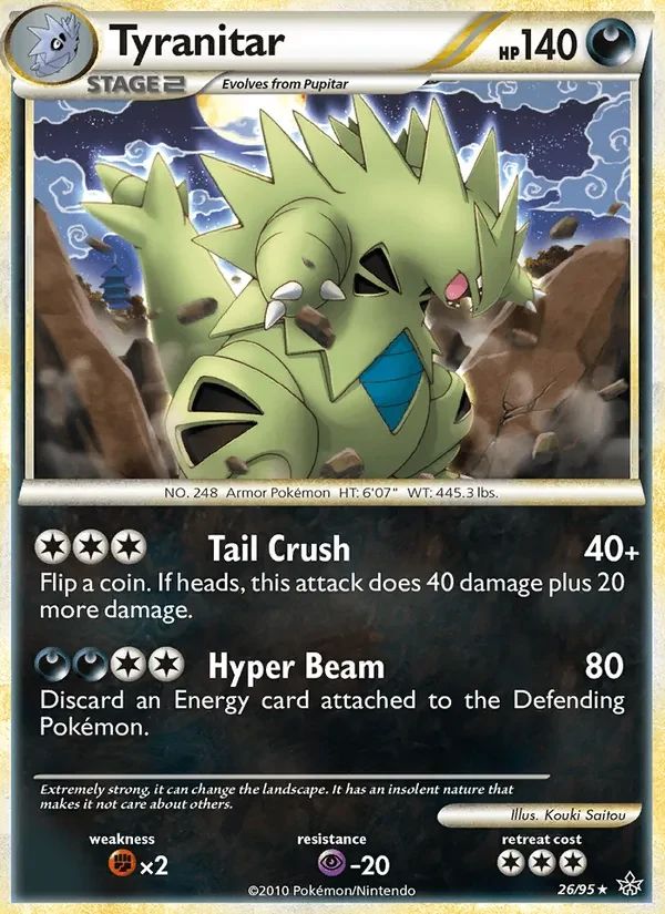 Tyranitar Unleashed card