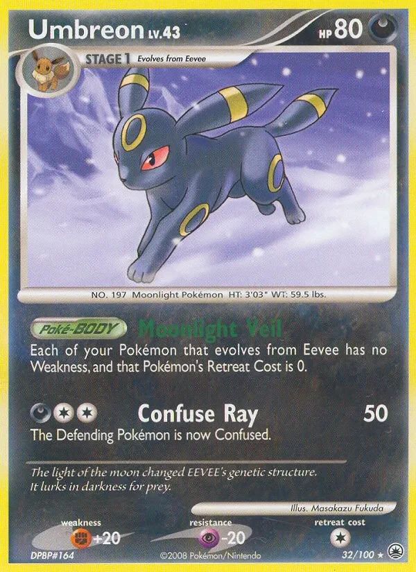 Umbreon Majestic Dawn card