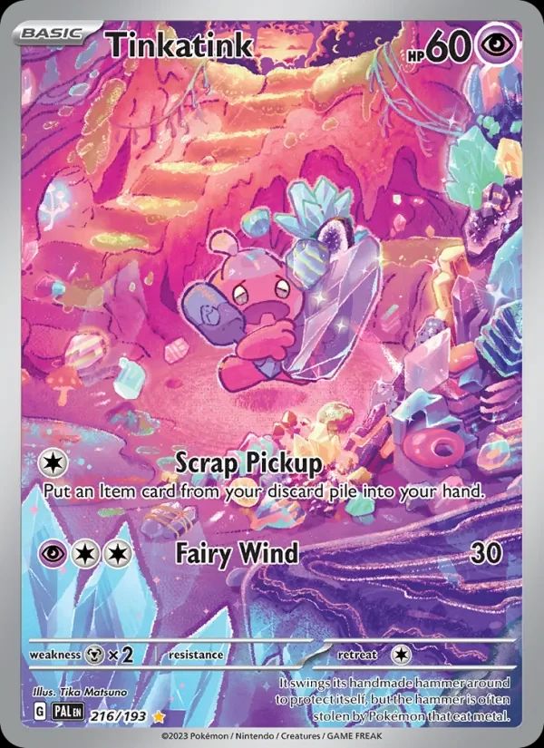 Tinkatink Paldea Evolved card