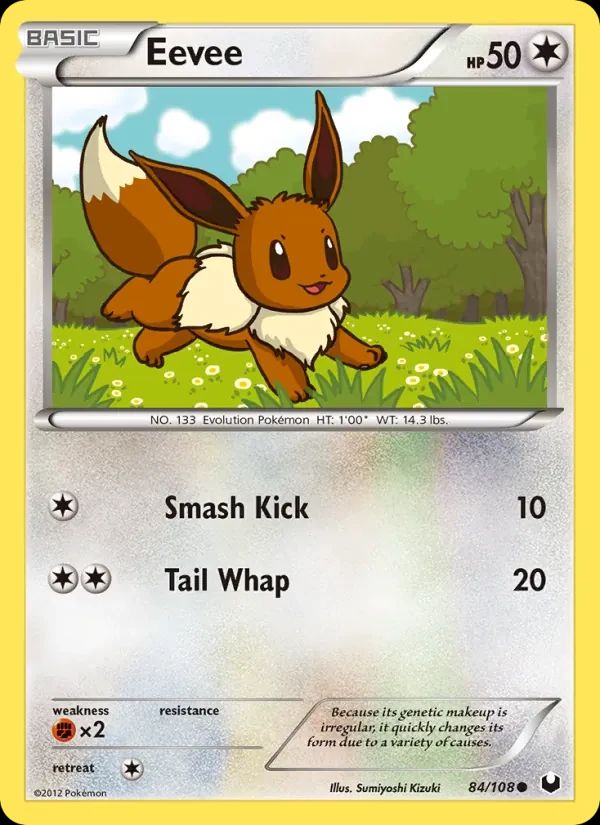 Eevee Dark Explorers card