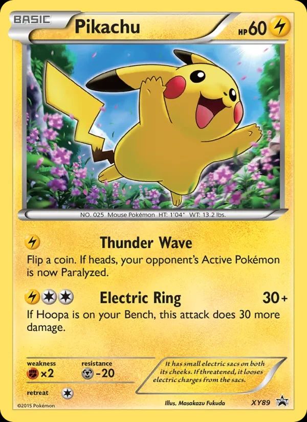 Pikachu XY Black Star Promos card
