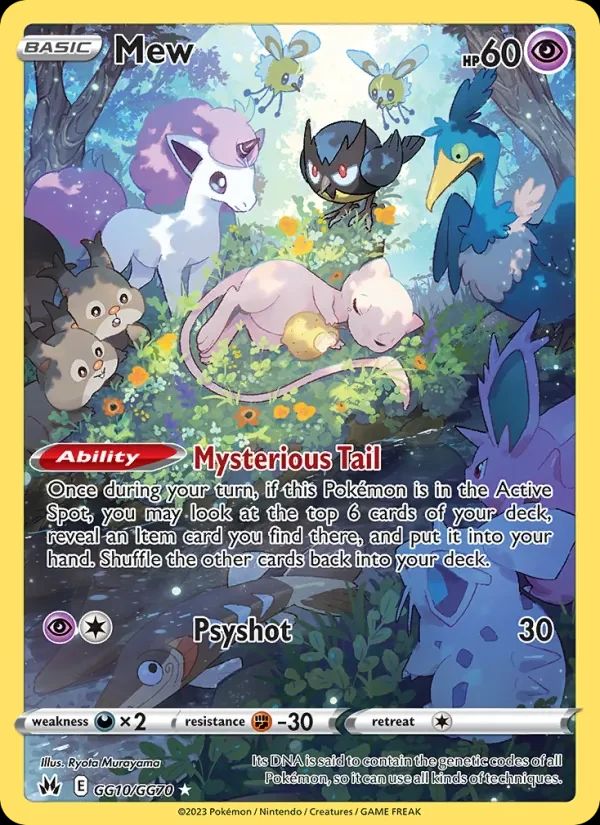 Mew Crown Zenith card