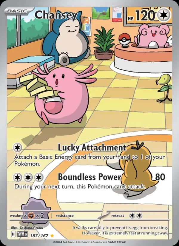 Chansey Twilight Masquerade card