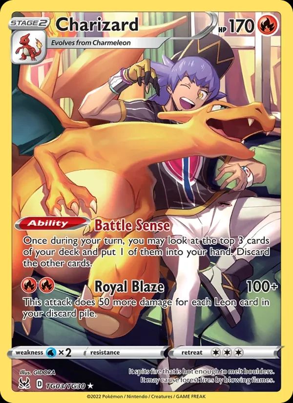 Charizard Lost Origin card