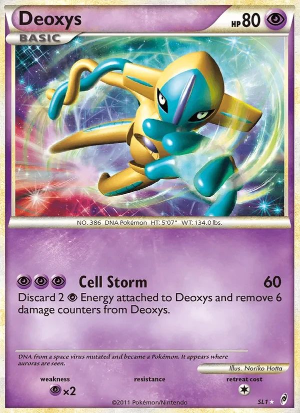Deoxys Call of Legends card