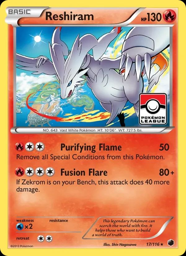 Reshiram Plasma Freeze card