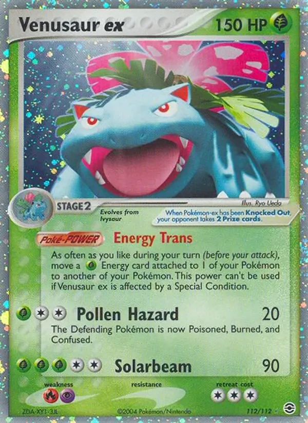 Venusaur EX EX FireRed & LeafGreen card