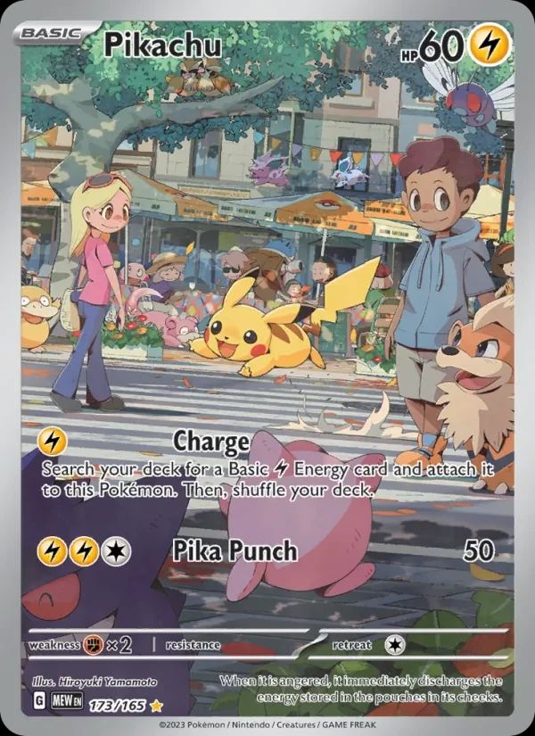 Pikachu Scarlet & Violet 151 card
