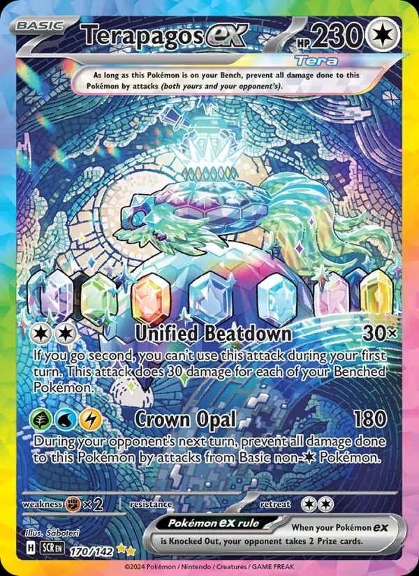 Terapagos ex Stellar Crown card