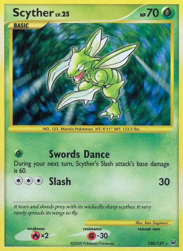 Scyther Platinum card