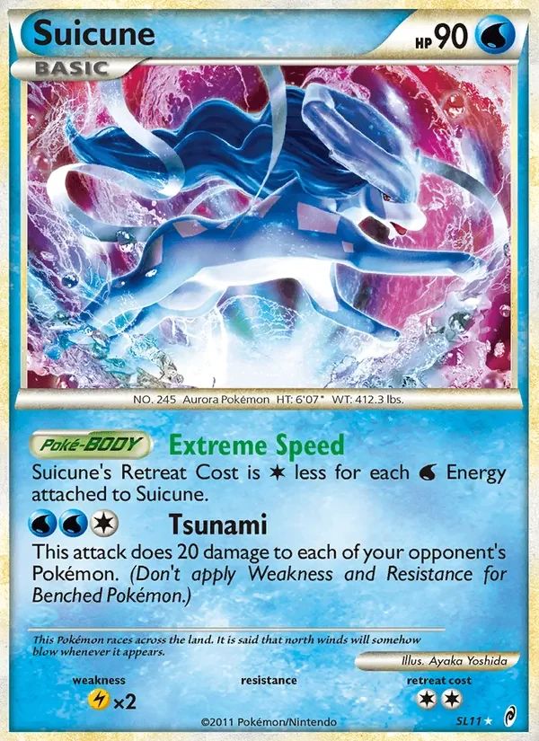 Suicune Call of Legends card