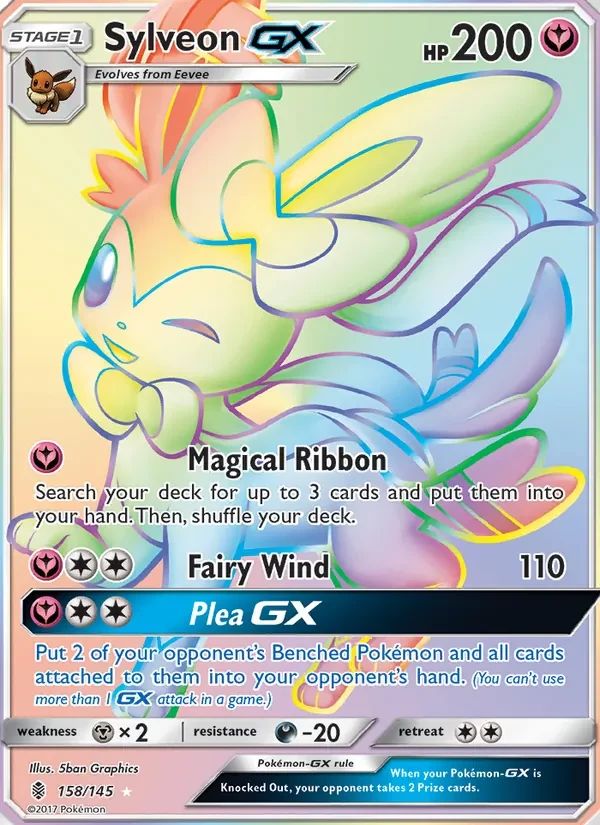 Sylveon GX Guardians Rising card
