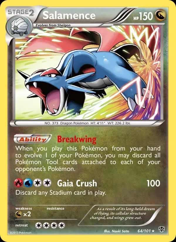 Salamence Plasma Blast card