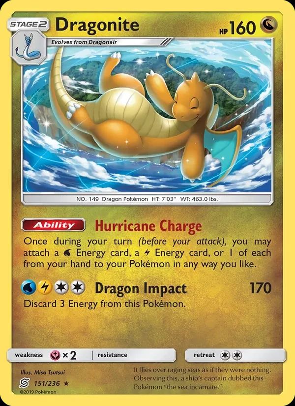 Dragonite Unified Minds card