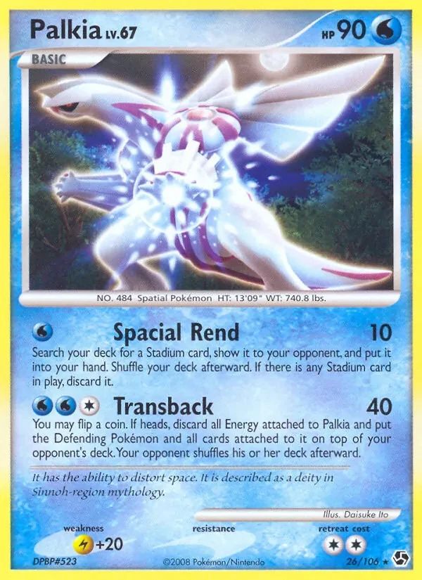 Palkia Great Encounters card